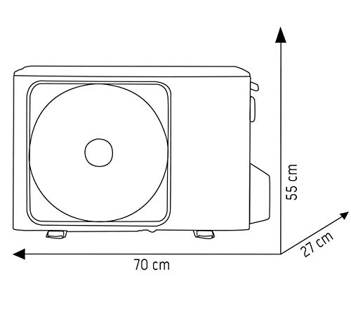 Olimpia Splendid Climatiseur Fixe Inverter 10.000 BTU/h avec Pompe à Chaleur et Wi-Fi Ready avec Smartphone, Aryal S1 E Inverter 10, Classe Énergétique A++ / A+ - Image 7