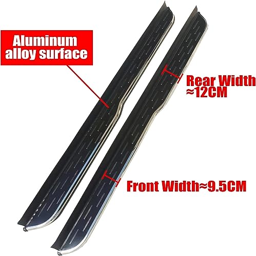 Estribos laterales de aluminio para GMC Terrain 2018-2023 miniatura 3