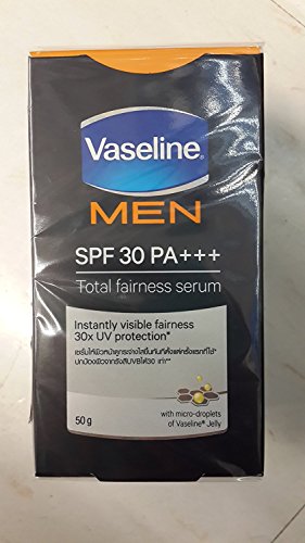 Vaseline Men Antispot Whitening Total Fairness Serum SPF 30 PA+++ Visible Fairness The 1st Application 50 g.