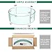 Fire Pit Wind Guard Round, Fire Pit Round Glass Wind Guard, Fire Table Wind Guard Round, Fire Pit Shield Round 23