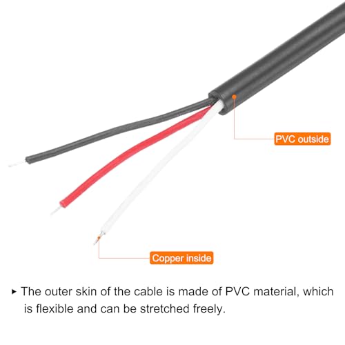MECCANIXITY Cable Audio Jack 3.5mm 1m 5 piezas miniatura 5