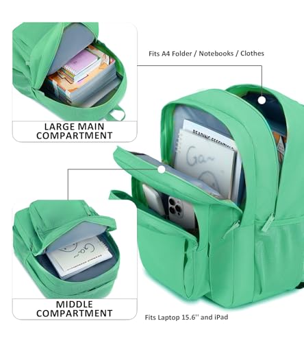 Image of abshoo Classical Basic Travel Backpack For School Water Resistant Bookbag | For School, For School