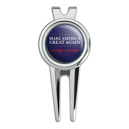 GRAPHICS & MORE Dump Trump Golf Divot Repair Tool and Ball Marker