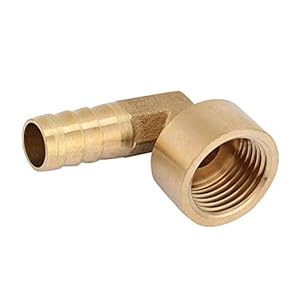 G1 / 2 Raccordi a gomito filettati femmina Raccordi in ottone per tubo flessibile dell’acqua(4 points within 12)