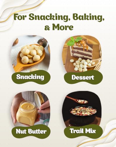 Image of True Elements Macadamia Nuts Roasted And Salted 120g - Crunchy and Roasted Nuts | Healthy Snack | High in Fibre and Protein | Premium Dry Fruits