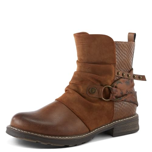 PATRIZIA Women's GOSSIFLEUR Floral Booties with Decorative Straps, Functional Buckles, and Comfortable Fit