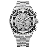 [Citizen] 腕時計 アテッサ 限定モデル 電波時計 防水 軽量 チタン プラチナ ビジネス 光発電エコ・ドライブ ACT Line 銀 電波ソーラー AT8284-61A メンズ シルバー