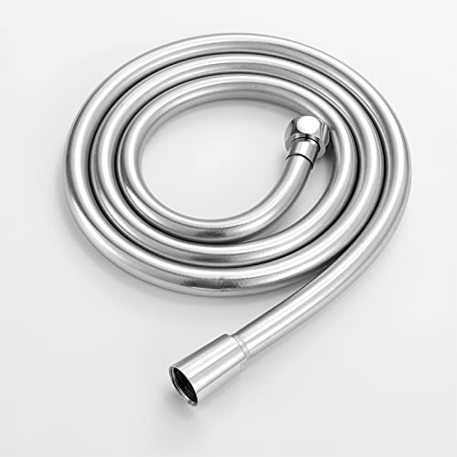 Set de regadera portátil blanca cromo con manguera 1.5 m miniatura 7