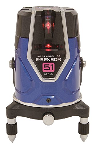 シンワ測定 レーザー墨出し器 レーザーロボ LASER ROBO Neo E Sensor 51 縦 横 大矩 通り芯×2 地墨 71505