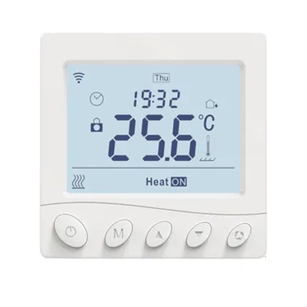 Tuya WiFi Thermostat Room Temperature Controller Water/Electric Floor Heating Gas Boiler App Control (C)