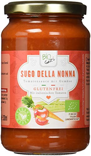 Biogustí Sugo della Nonna - Tomatensauce mit Gemüse, 6er Pack (6 x 340 g) Cover
