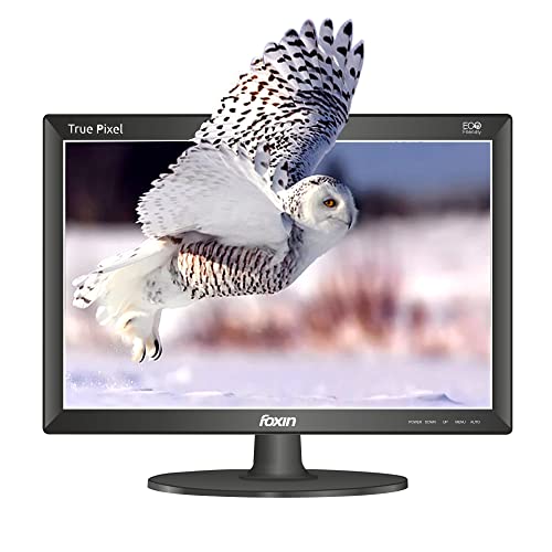 Image of FOXIN FM 1540 Crysta 15.1inch LED Full HD Resolution - HDMI + VGA Port, True Pixel & Eco Friendly BIS Approved LED Computer Monitor with Wall mounting Option | 365 Days Warranty