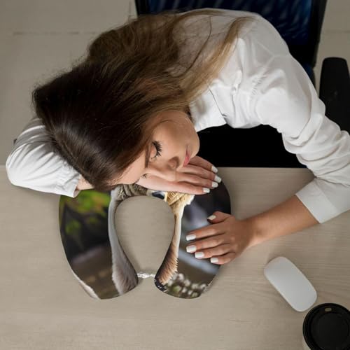 Almohada de espuma viscoelástica cervical negra miniatura 7