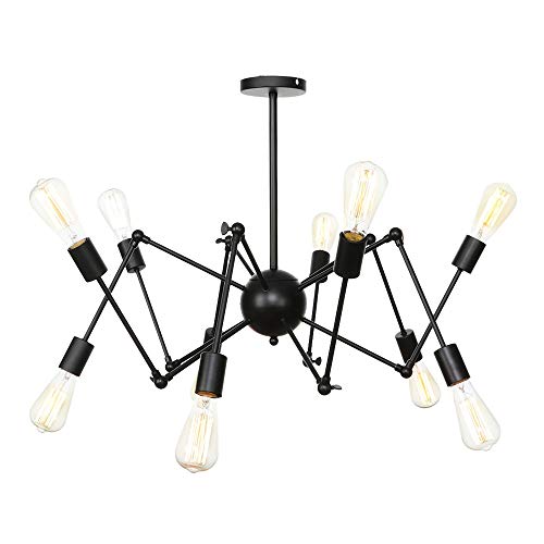 LED Pendelleuchte , Einstellbare Schwenkarm Moderne Kronleuchter 10...