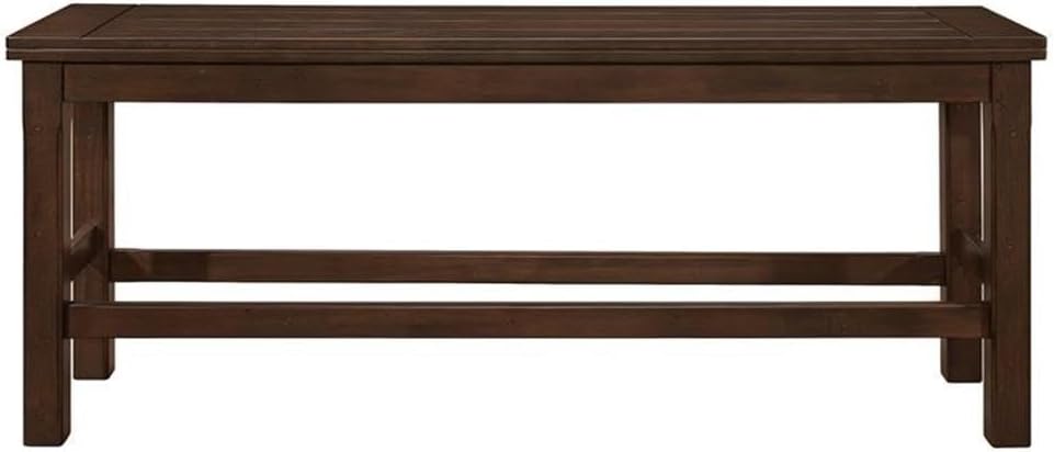 Homelegance Counter Height Dining Bench Brown