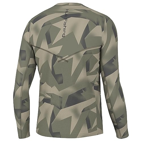 Image of HUK Men's Icon X Long Sleeve Shirt, Performance Fishing Shirt