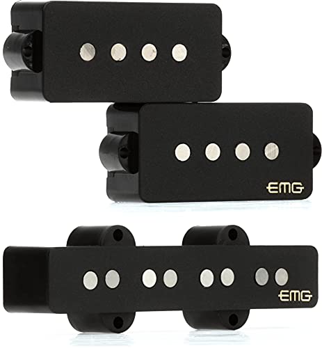 Amazon.com: EMG Geezer Butler Signature PJ Bass Guitar Pickup Set  