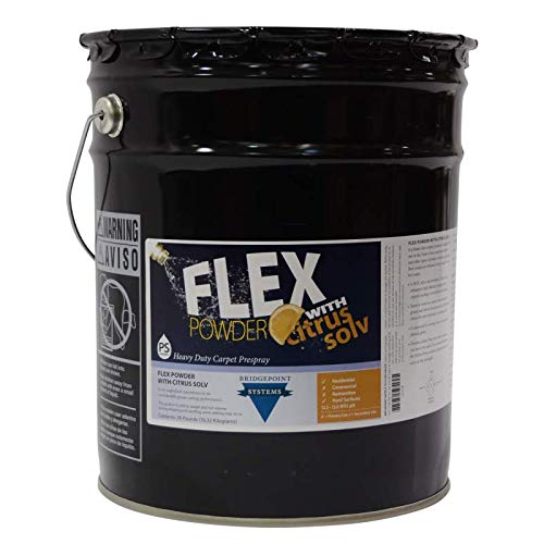 BridgepointFlex Powder w/Citrus Solv Heavy Duty Carpet PreSpray - 5 Gallon Pail