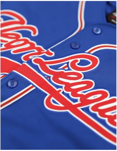 Big Boy Negro Leagues S8 Camiseta Conmemorativa de Béisbol para Hombre [Azul Real] miniatura 4