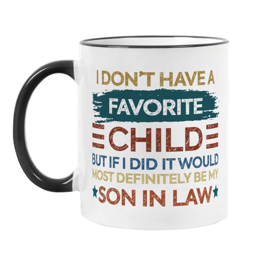 Fatbaby Funny Coffee Mug Gifts for Son In Law From Mother In Law,Father In Law,Son-in-law...