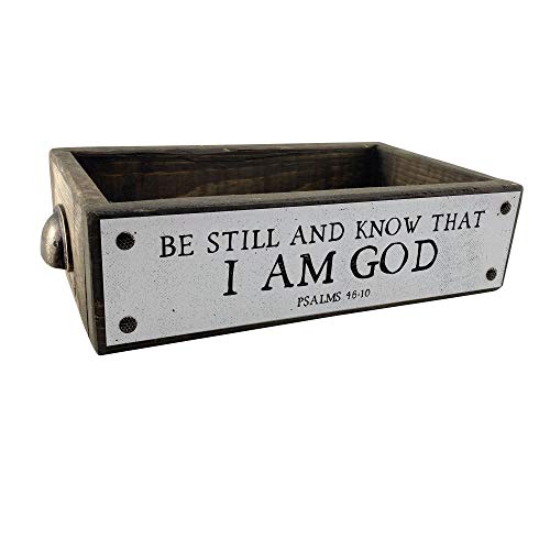 ANVEVO-Be-Still-And-Know-That-I-Am-God--Bible-Verse-House-Decor-Box--Cute-Funny-Rustic-Farmhouse-Home-Decor--Storage-Caddy-Wood-Boxes-with-Sayings ANVEVO Be Still And Know That I Am God–Bible Verse House Decor Box–Cute Funny Rustic Farmhouse Home Decor–Storage Caddy Wood Boxes with Sayings