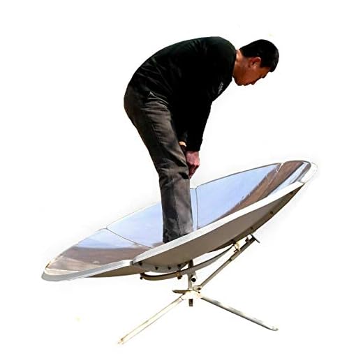 DIFU Premium 1.5m Diameter 1800W Portable Parabolic Solar Cooker Stove High Efficiency Sun Oven Camping Barbeque Outdoor USA Stock