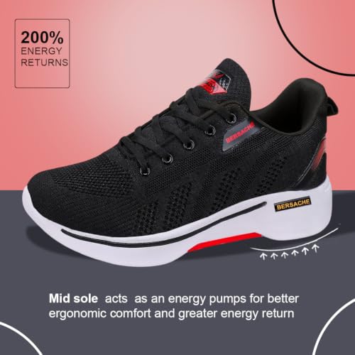 Image of BERSACHE Premium Sports,Gym, Trending, Stylish Running Shoes for Men (Blue)