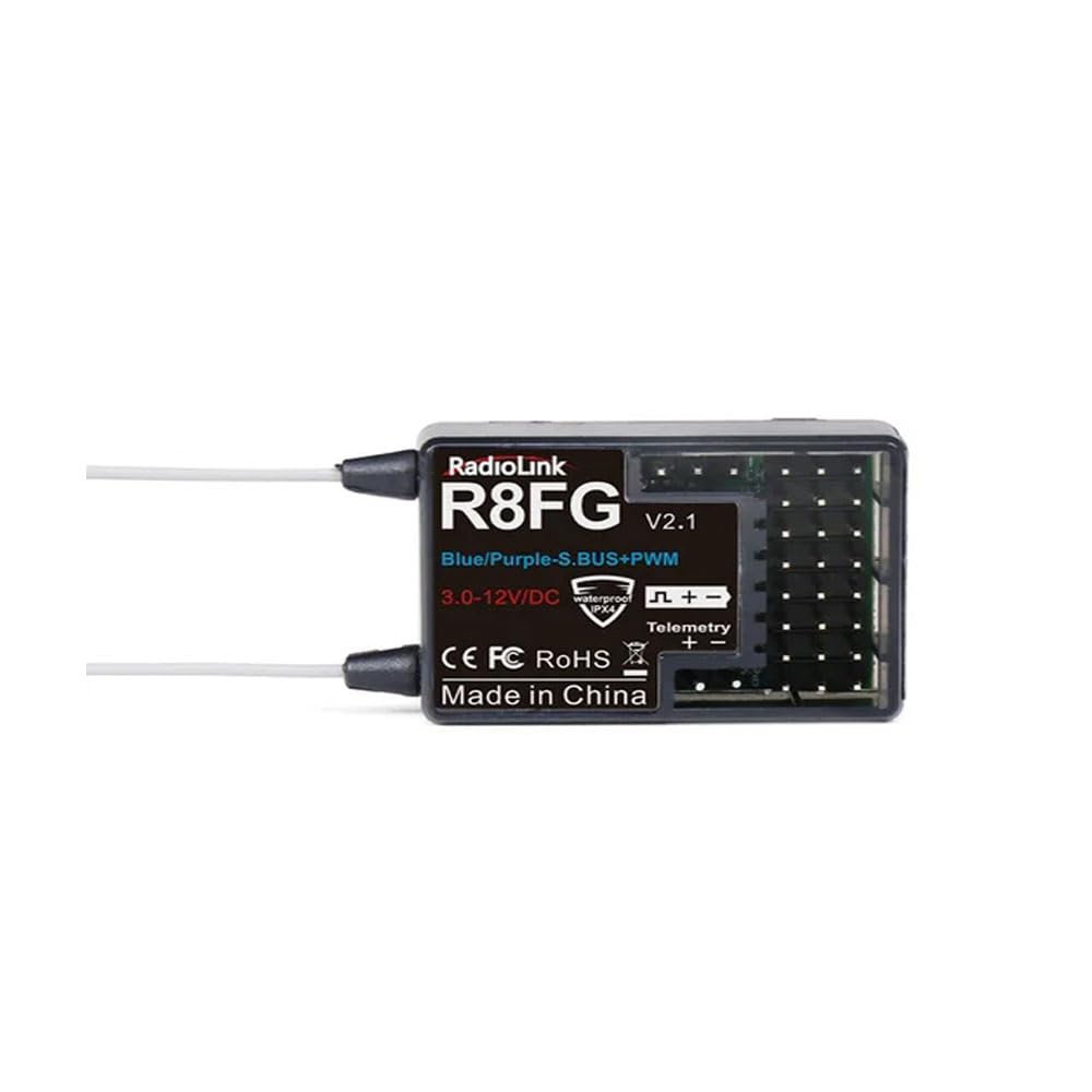 Amazon | Radiolink R8FG 2.4GHzレシーバー 8CH受信機 T8FB/RC6GS