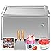 Produktbild Selbstkühlende Roll-Eismaschine für Zuhause mit Kompressor, Soft Eis in nur 3 Mins, One-Touch Bedienung, Vielfältige Sortenwechsel, Gesunde Selbstgemachte Ice Cream Rolls, Rezept, 2 Spachteln, FOHERE