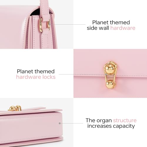 Image of LA FESTIN Genuine Leather Purse for Women Designer Shoulder Handbag Daliy