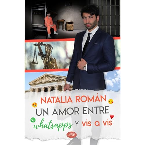 Un amor entre Whatsapps y vis a vis Audiolibro Por Natalia Román arte de portada