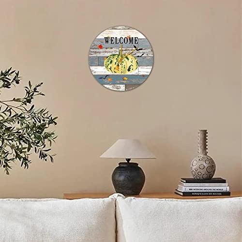 Horloge en bois de qualité supérieure, cadran citrouille rétro 38cm à pile