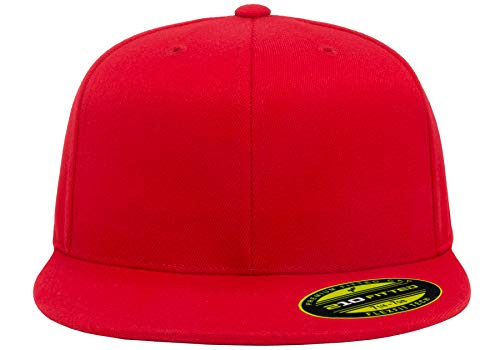 Image of Flexfit Premium 210 Fitted Flat Brim Baseball Hat