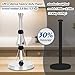 Stainless Steel Paper Towel Holder – Heavy-Duty Base & Suction Cup, Non-Slip for Countertops, One-Hand Tear Design, Fits All Roll Sizes