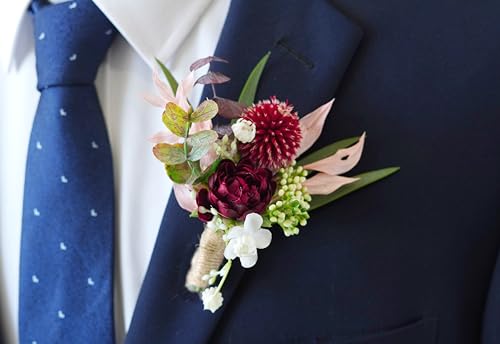 Accesorios florales para boda decorativos miniatura 7