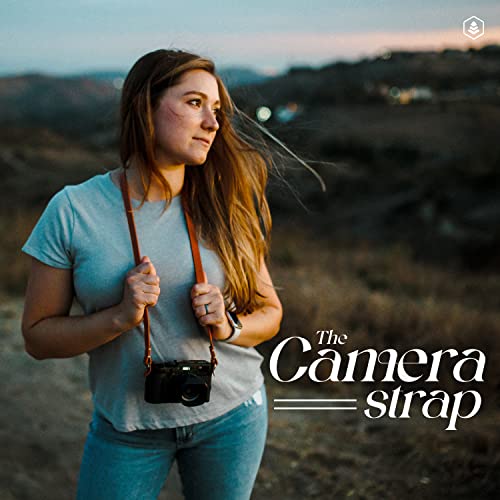 Evergreen | Genuine Leather Minimalist Neck/Shoulder Slim Camera Strap W/Comfort Soft Touch Microfiber Backing | Designed For Modern/Vintage/Rangefinder Cameras (Tan) #TOP1