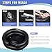 LOKFEHRE Large Portable Inflatable Hair Washing Basin for Bedridden - Wash Hair in Bed with Inflatable Shampoo Bowl.For Elderly,Disabled,Injured,Ideal Inflatable Sink for Locs Detox (Black)
