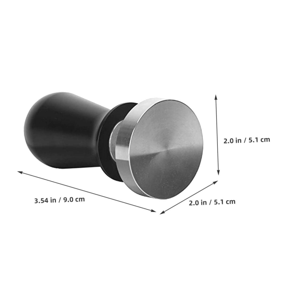 Uonlytech Apisonador Elástico Equilibrado Prensador De Reutilizable Con Mango Ergonómico Herramienta De Prensado De Portátil Hogar Oficina Accesorios Para Espresso