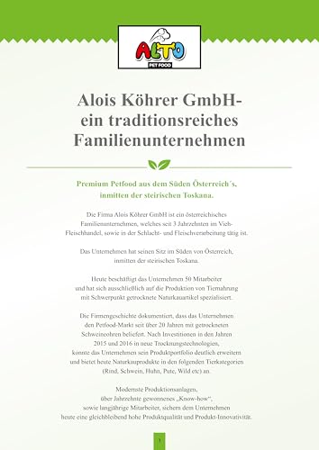 Alto - 10 XL ganze Schweine-Ohren für Hunde | getrocknete Schweineohren ohne fettige Muschel | auch für Welpen - 100% Natürlich | hergestellt in Österreich