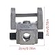 Dytabepl 2 Pack -Laubsäge Dekupiersäge, Stiftloser Sägeblattadapter, Dekupiersägeblatt-Halter, Metallhalter für Obere/Untere Sägeblätter, Umrüstsatz für Dekupiersägeblätter
