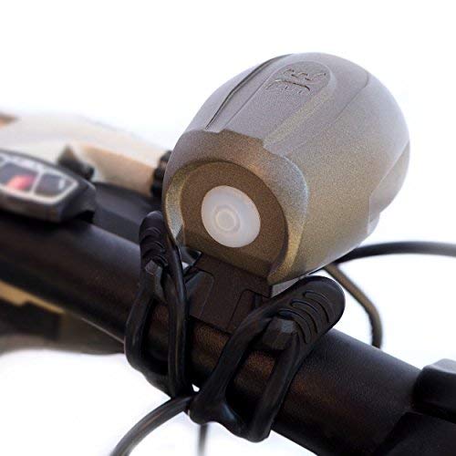 Bright Eyes Newly Upgraded and Fully Waterproof 1200 Lumen Rechargeable Mountain, Road Bike Headlight, 6400mAh Battery (Now 5+ Hours on Bright Beam). Free Diffuser Lens/TAILLIGHT (Silver-Gray)