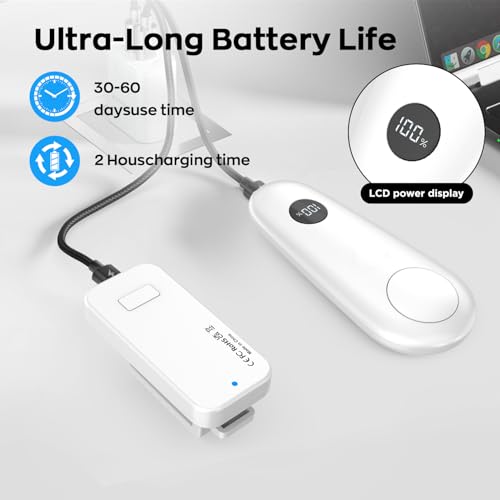 Image of RF Remote Control Page Turner for Kindle Paperwhite Scribe Accessories, Page Turner Clicker for Tablets Reading Novels Taking, Phone Camera Video Record Triggers Remote, White