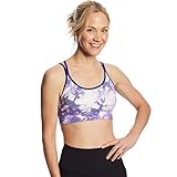 C9 Champion Women's Seamless Tie Dye Cami Bra, Violet Stone/Purple Shell, XXL