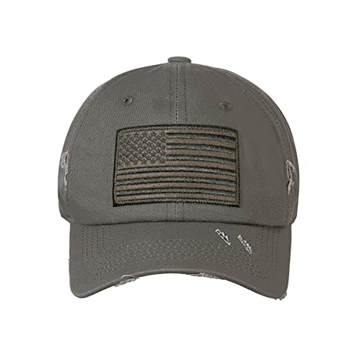 Image of IIN American Flag Baseball Cap for Men Women Low Profile USA Army Tactical Operator Military Plain Dad Hat