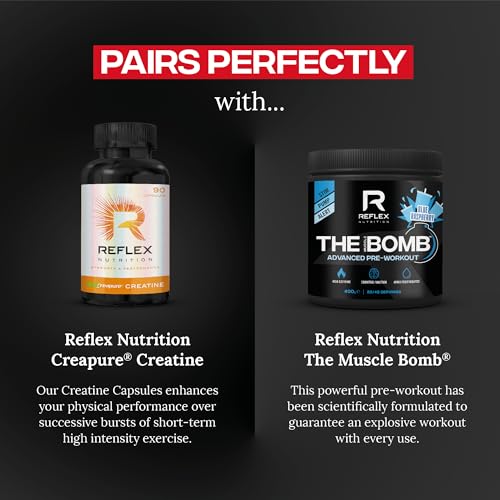 Reflex Nutrition One Stop® Xtreme - Serious Mass Gainer - All in One Protein Powder - 55g Protein, 10.3g BCAAs, 5,000mg Creatine - Muscle Building Protein Shake (Vanilla Ice Cream, 2.03kg) - Image 6