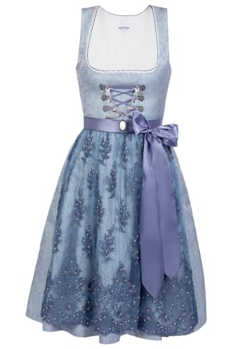 Edelnice Trachtenmode Kinder Dirndl Cloé 3-TLG. inkl. Bluse Schürze und Charivari Gr. 92-164 (152)
