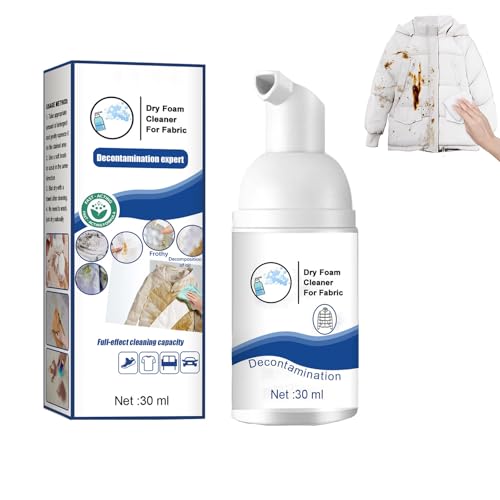 Spray Lavaggio a Secco Tessuti, Detergente per Vestiti, Spray per Lavaggio a Secco per Tessuti, Piumini, Pulizia Istantanea, Rimuovere Le Macchie Ostinate Detergente(1 Bottiglia)