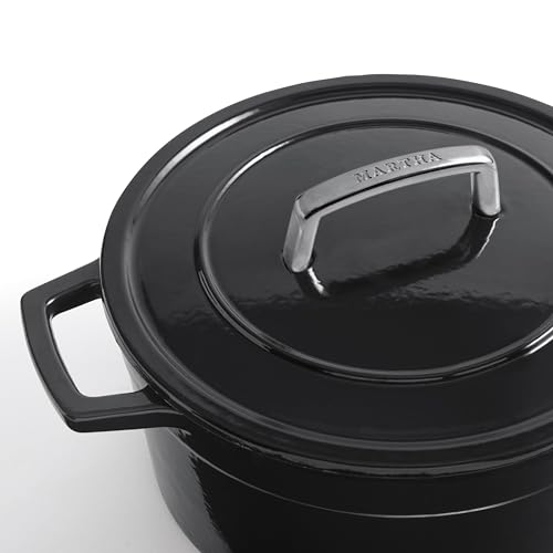 Marthabymarthastewart5qtenameledcastirondutchovenwlidobsidian  Urban Country Home Decor Martha by martha stewart 5 qt enameled cast iron dutch oven wlid obsidian  urban country home decor
