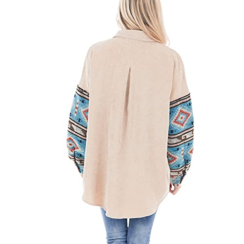 Cardigan-Langarm-Damen-Volksbraeuche-Bluse-Hemdbluse-Damenbluse-Hemd-Bluse-Taschen-Langarm-Shirt-Arbeiten-Casual-Shirts-Tops-Langarmshirt-Bluse-Mantel-Pullover-Oberteil