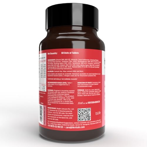 HealthKart HK Vitals Multivitamin For Women (60 Tablets) | With Zinc, Vitamin C, Vitamin D, Multiminerals & Ginseng Extract - Image 4